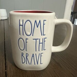 Rae Dunn 'Home of the Brave' Mug